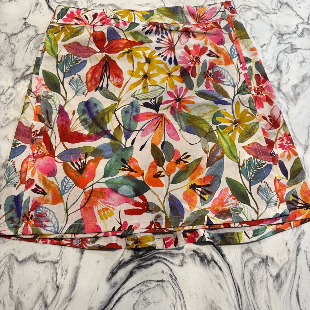 Colorful Floral Women's Mini Skirt